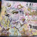 Purple and Gold journal page