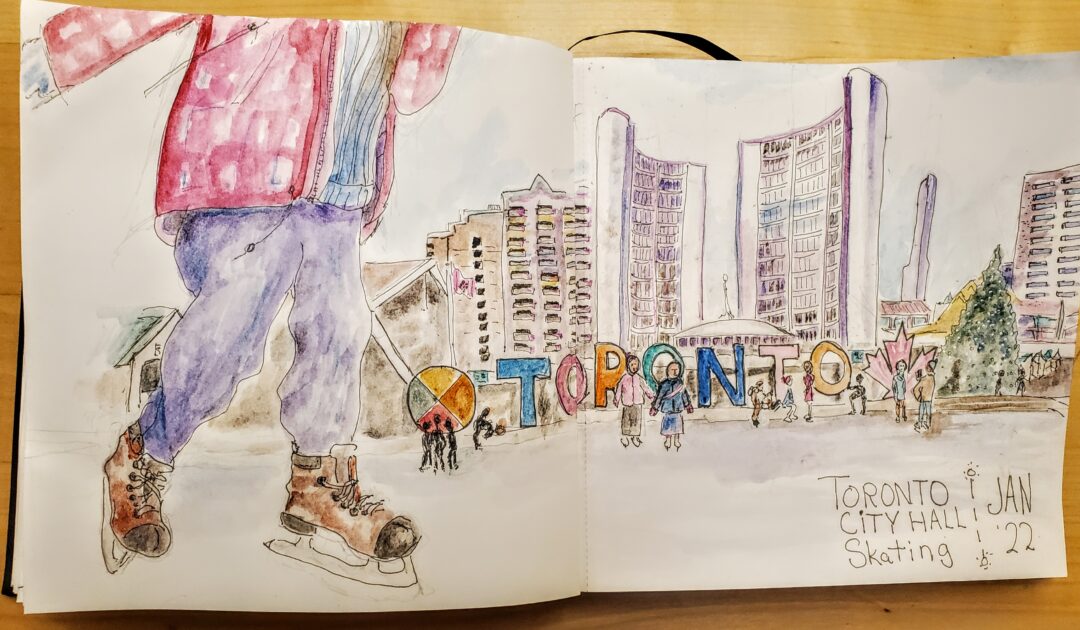 Toronto City Hall Sketch